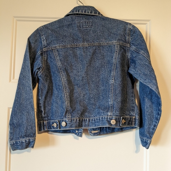 Flower patched denim jacket - Picture 3 of 4
